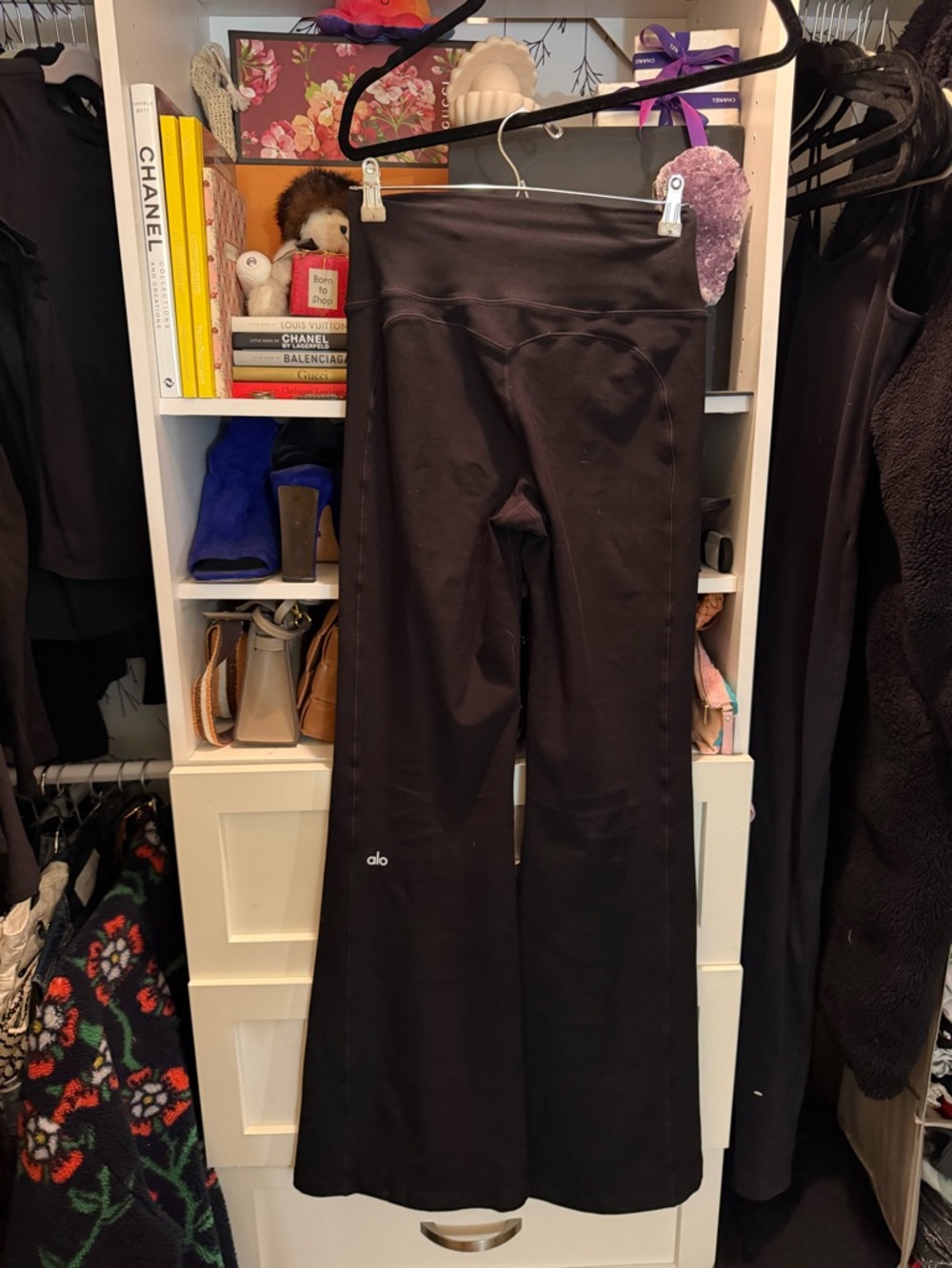Alo Yoga Alosoft Intuition High-Waist Bootcut - Black - Picture 5 of 9